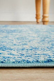 Rug Culture Evoke Large Blue Rug 400X80CM - EVO-253-BLUE-400X80 hero image