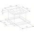 Trinity 60cm Ceramic Touch Control 5 Zone Ceramic Cooktop TRC605 image NaN