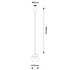 DCW Editions Here Comes The Sun 10 Mini Pendant Light - White and Copper HCS10WHCOP image NaN