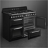 Smeg 110cm Victoria Aesthetic Dual Fuel Freestanding Oven/Stove TRA4110BL  image NaN