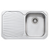 Oliveri Petite Single Bowl Sink with Left Hand Drainer PE322NTH image NaN