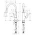 Hansgrohe Talis S M51 200 Pull Out Kitchen Mixer Tap - Stainless Steel 72813803 image NaN