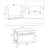 Brohn 90cm Built-in Multi Function Electric Oven Stainless Steel BRO9001 image NaN