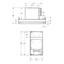 Novy 60cm Mini Pureline Undermount Rangehood Stainless Steel 1810-NOVY hero image