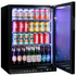 Schmick Glass Door Under Bench Bar Fridge Black SK156R-B image NaN