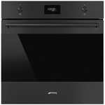 Smeg 60cm Classic Pyrolytic Built In Oven Matte Black SOPA6301TN hero image