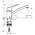 Hansgrohe Logis M31 120 Sink Mixer Tap 71830003 image NaN