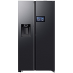 Samsung Side By Side Frost Free Fridge AI Home Touchscreen Black SRS6500BA hero image