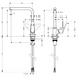 Hansgrohe Decor 280 1jet Sink Mixer Tap - Brushed Black Chrome 31817343 image NaN