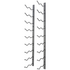 KingsBottle 18 Bottle C-Type Label Display Wall Mounted Metal Wine Rack WMRC-02D18B image NaN