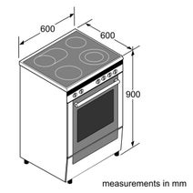 Bosch HCA854450A 60cm Serie 4 Freestanding Electric Oven/Stove hero image
