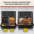 Sunbeam Multi Zone 11.4L Air Fryer Oven AFP6000BK image NaN