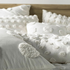 Linen House Haze White Single Bed Quilt Cover Set 01702D036 image NaN