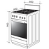Artusi 60cm Induction Freestanding Oven Stainless Steel AFI607X image NaN