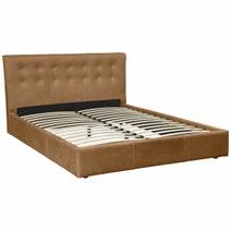 London Leather Richmond Queen Bed Base & Bedhead HCRCODBDQBCAM hero image