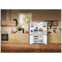 Beko 575L Four Door Refrigerator Platinum BFR575PX hero image
