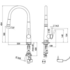 Franke TA7032 Rolux Light Pull Out Tap with LED Light image NaN