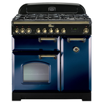 Falcon 90cm Classic Deluxe Royal Blue Dual Fuel Freestanding Oven CDL90DFRB-BR hero image