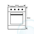 600mm/60cm Westinghouse Electric Wall Oven POR663W image NaN