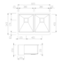 Oliveri PR1263U Professional Butler Double Bowl Undermount Sink image NaN