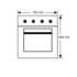 Omega OO757X 75cm Electric Built-In Oven image NaN