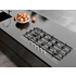 Spezialist 94cm Natural Gas Cooktop 5 Burner Stainless Steel Plate Black Metal Surface S30945SPBBMNG image NaN