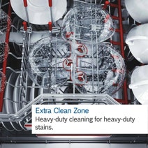 Bosch 60cm Series 8 Stainless Steel Built Under Dishwasher SMU8ECS01A hero image