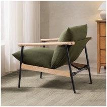 Zinus Accent Chair Light Green AU-USHSL5ZC-31G hero image