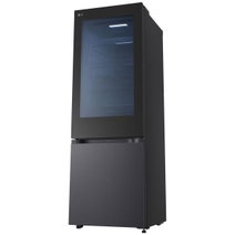 LG 340L Bottom Mount Fridge with Instaview Matte Black GB-V300MBL hero image