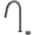 Abey Poco Gooseneck Pull Out Kitchen Mixer Tap Gunmetal 8K2-GM-LF hero image