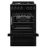 Euromaid 54cm Freestanding Gas Oven with Gas Cooktop Black EFS54FC-SGB image NaN