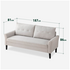 Zinus 2 Seater York Sofa Grey AU-USSTD2ZC-59G image NaN