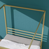 Zinus Patricia Double Metal Canopy Bed Frame Gold AU-CPBFG-D image NaN