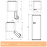 Linarie 328L Single Door Retro Larder Fridge Black LK335LBLACK image NaN