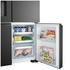 Westinghouse 609L Quad Door Fridge with Ice and Water Door Dispenser Matte Black WQE6170BB image NaN