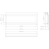 Remii 55 Inch Extra Slim Indoor Built-In Electric Fireplace with Black Steel Surround 102755-XS image NaN