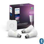 Philips Hue White Colour Ambiance B22 Starter Kit With Bluetooth HUEWCAB22KITBT hero image