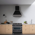 Bertazzoni 90cm Heritage Series Matte Black Dual Fuel Freestanding Oven HER96L1ENET image NaN