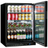 Schmick Glass Door Under Bench Bar Fridge Black SK156R-B image NaN