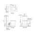 Enware Wellbeing 800 Close Coupled Back to Wall Toilet Suite WELLBEING800CCWC image NaN