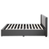 Zinus Maddon Queen Upholstered Gas Lift Storage Bed Frame Dark Grey AU-FPPST2-12Q image NaN