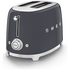 Smeg 50s Retro Style 2 Slice Toaster Slate Grey TSF01GRAU image NaN
