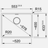 Franke Maris 520mm Single Bowl Flushmount Sink Stone Grey MRG210-52SG-B image NaN