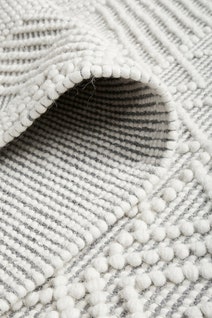 Rug Culture Maison Large Off White & Grey Rug 280X190CM - MSN-KATE-280X190 hero image