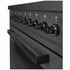 ILVE 90cm Nero Lusso Freestanding Dual Fuel Oven/Stove L096WMP/MGD image NaN