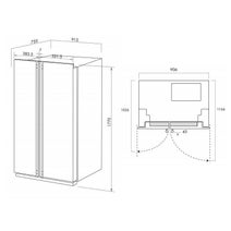 Smeg SR611X 604L Side by Side Fridge hero image