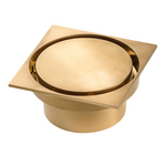 Rogerseller Square Floor Waste - Brushed Gold 3806001014 hero image