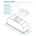 Whispair X3M09S5.IL 90cm Monte Carlo Under Cupboard Rangehood with Lite Inline Remote Motor image NaN