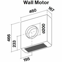 Falmec F9NV14S1-EW1500 140cm Nuvola 140 Ceiling Cassette Rangehood with Wall Motor hero image