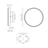 CTO Lighting Anvers Medium Wall or Ceiling Rose - Bronze ACCGENCWOMBZ image NaN